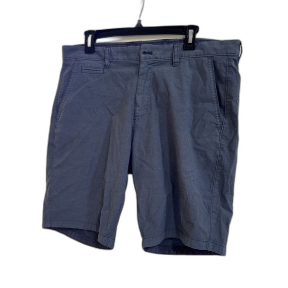 Johnnie-O Shorts Mens 34 Pima Cotton  Shorts 9" JMSH1770 Medium Blue - Picture 1 of 6